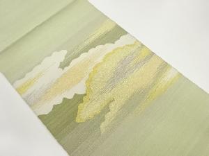 雲模様織出し名古屋帯